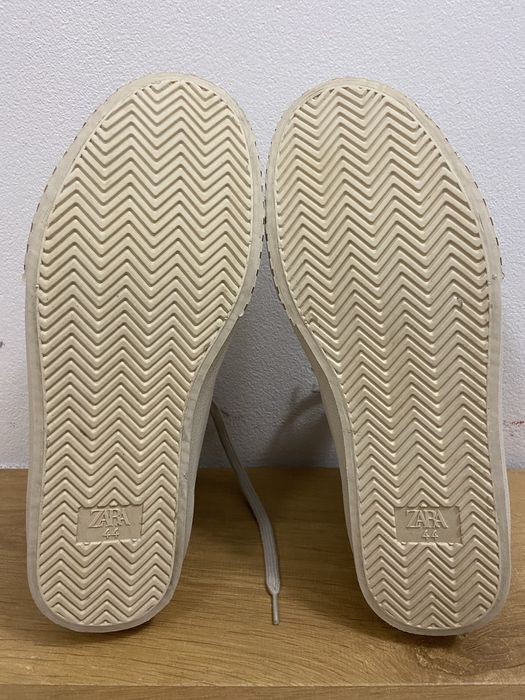 Buty męskie sneakersy Zara koloru khaki rozmiar 44