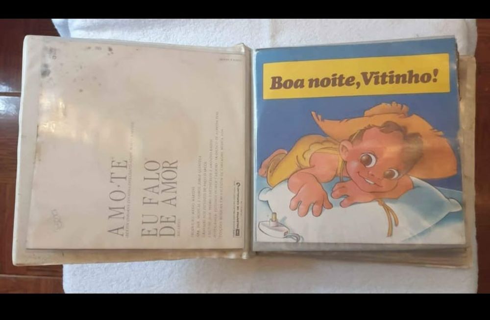 Discos Vinil pequenos Mala tenho mais