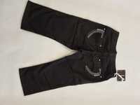 Nowe czarne spodnie dla dziewczynki, Marions, rozm 134, kamienia