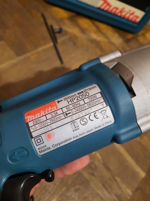 Оригінал!!Дрель ударна двухшвидкісна Makita HP 2050,720вт