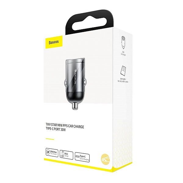 Baseus Tiny Star Pps mini inteligentna ładowarka samochodowa Usb Typ C