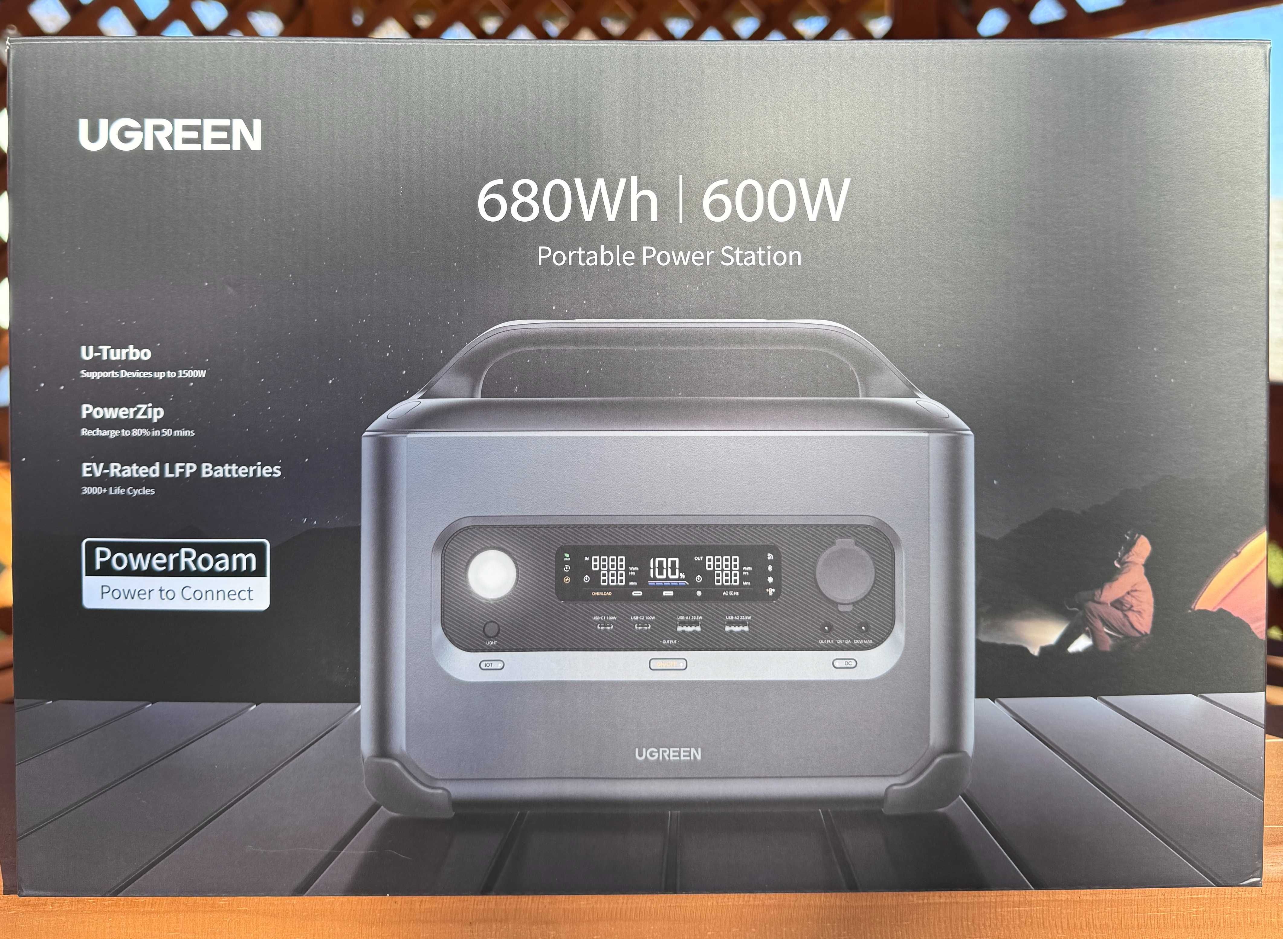 Зарядна станція Ugreen PowerRoam GS600