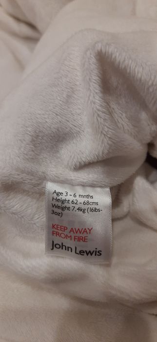 Зимовий комбінезон John Lewis 3-6м