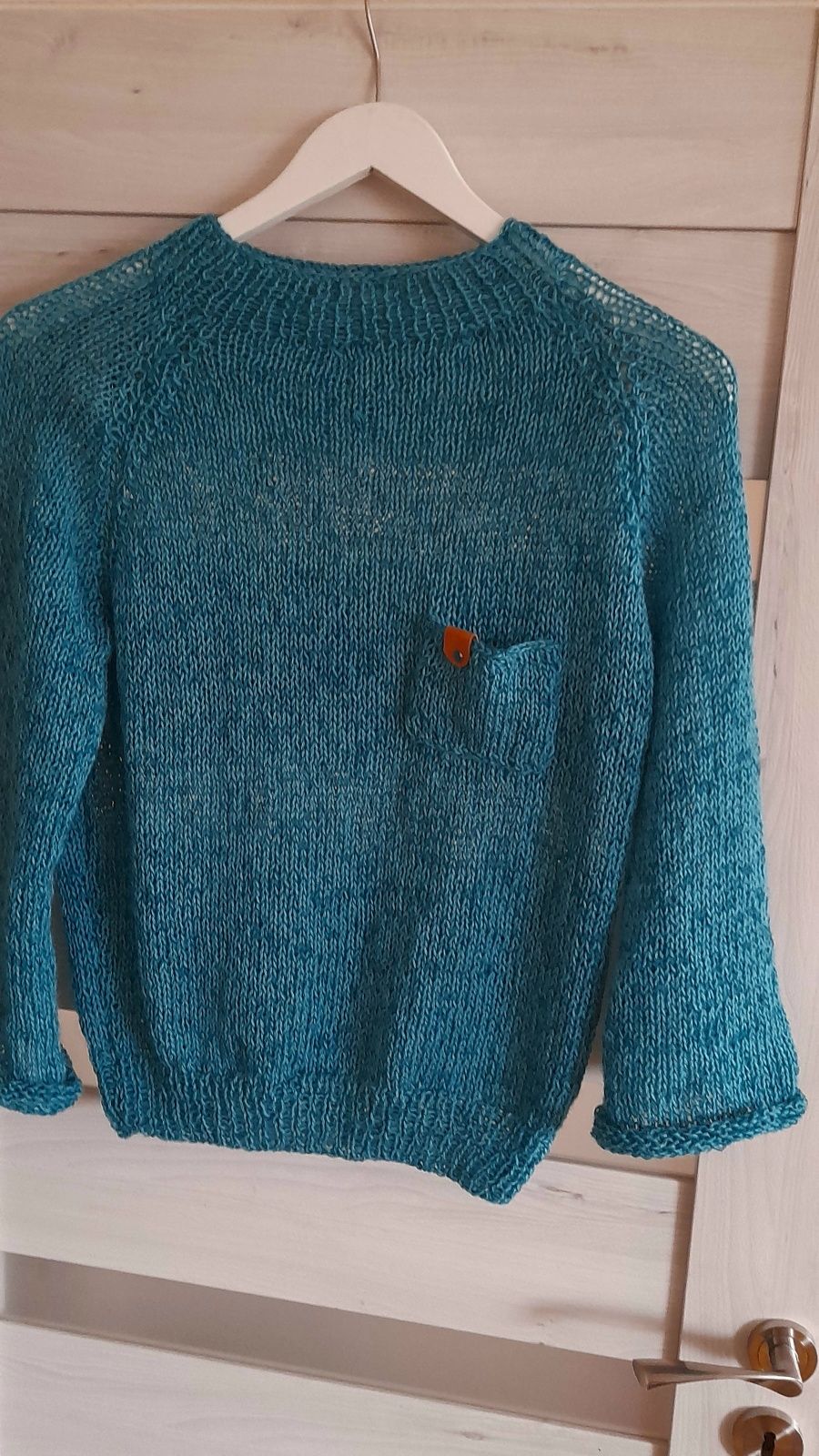Sweter wełna Angora. Handmade.