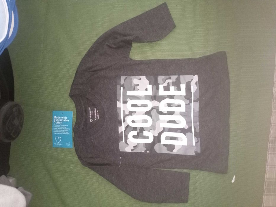 T-shirts manga comprida novas para bebé