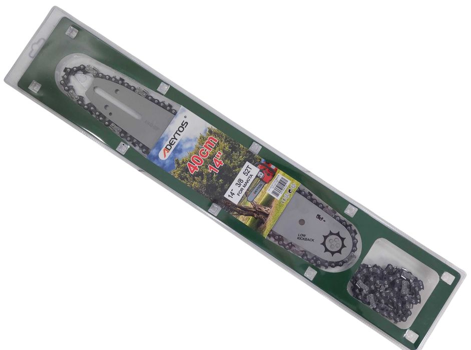 Prowadnica do piły 14" 2 łańcuchy 3/8 41cm 52ZP 26ZT Piła Spalinowa