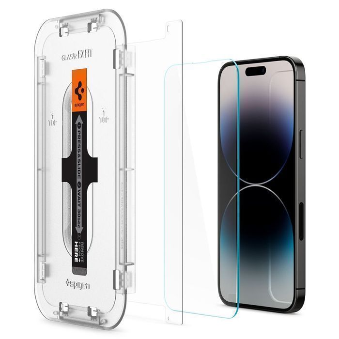 Szkło Hartowane Spigen Glas.TR EZ Fit Iphone 14 Pro x2