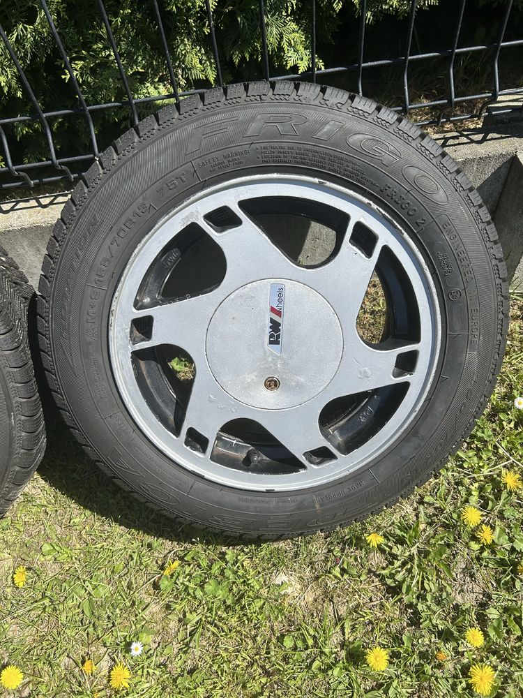 Alufelgi 13 cali z oponami frigo 155/70
