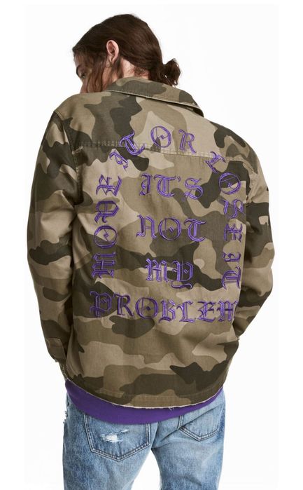 Камуфляжная рубашка Divided x H&M