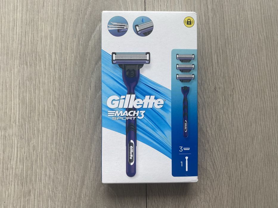 Nowa Maszynka Gillette Mach3 Sport +3 wkłady ostrza Okazja
