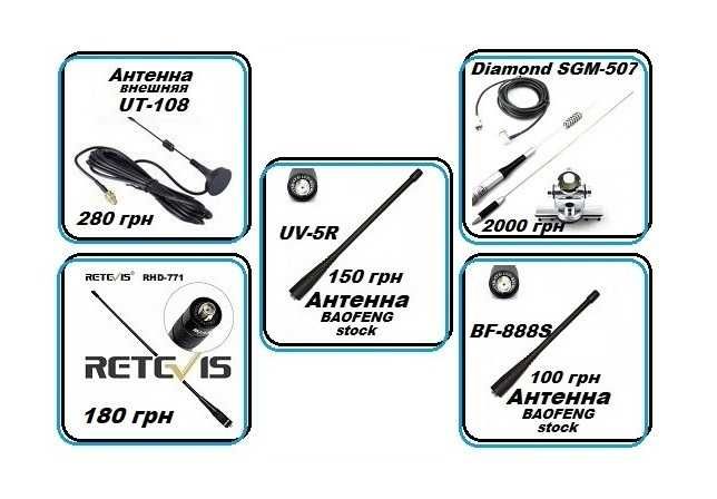 Антена зовнішня Nagoya UT-108UV  для рацій BAOFENG та інших