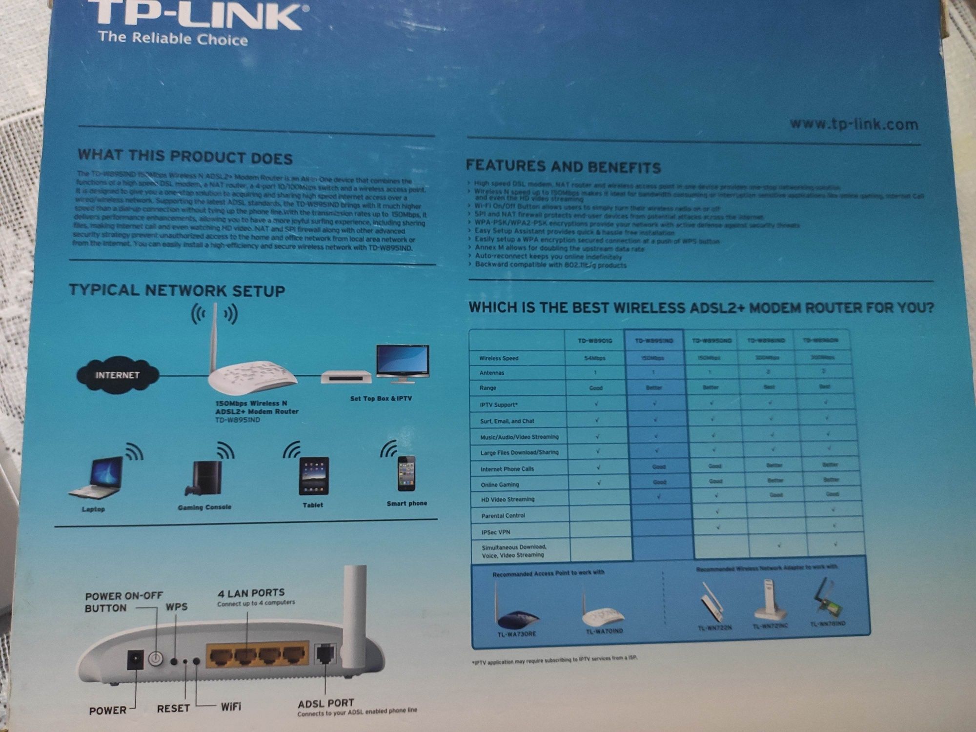 Router tp-link novo