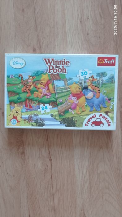 Puzzle Kubuś Puchatek 2 obrazki