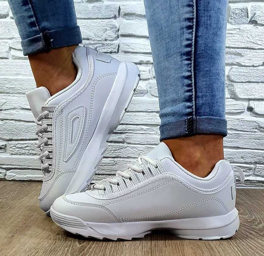 Buty Damskie Sneakersy białe FILSY (DS2-3) r.36 WYSYŁKA 24H