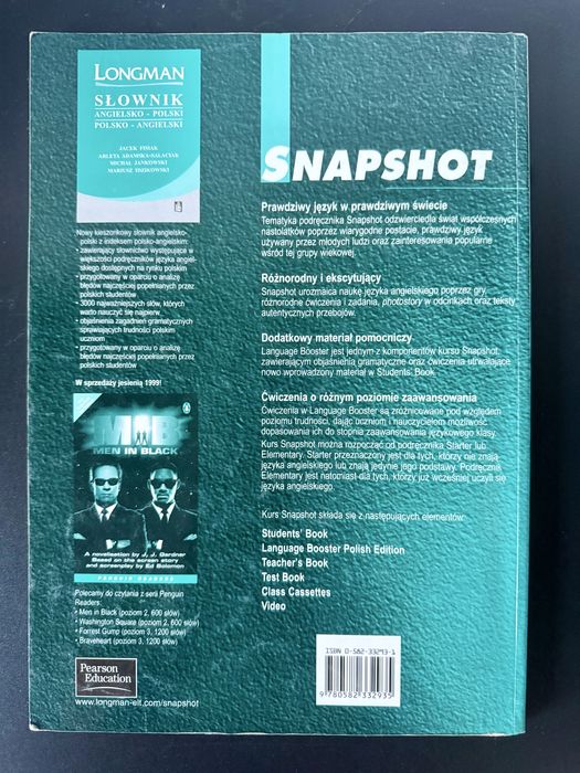 SNAPSHOT Elementary Language Booster workbook