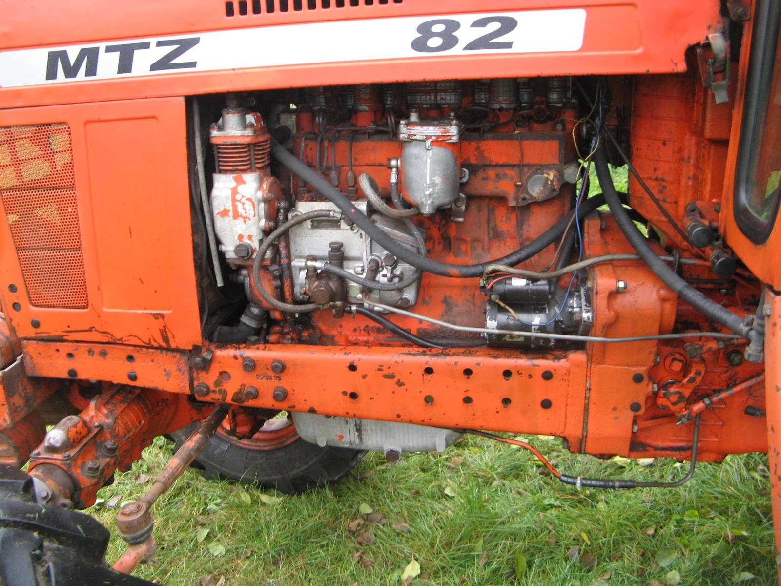 MTZ 82 z DDR w oryginale 89 r. wszystko sprawne - rozrzutnik