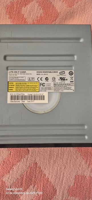 Drive de DVD/CD Re-gravável