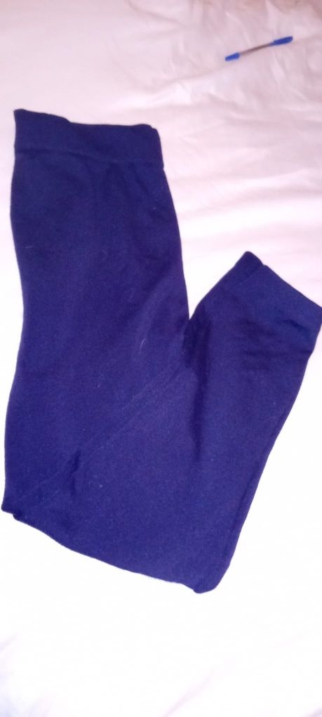 Par de collants roxos sem pé tamanho L