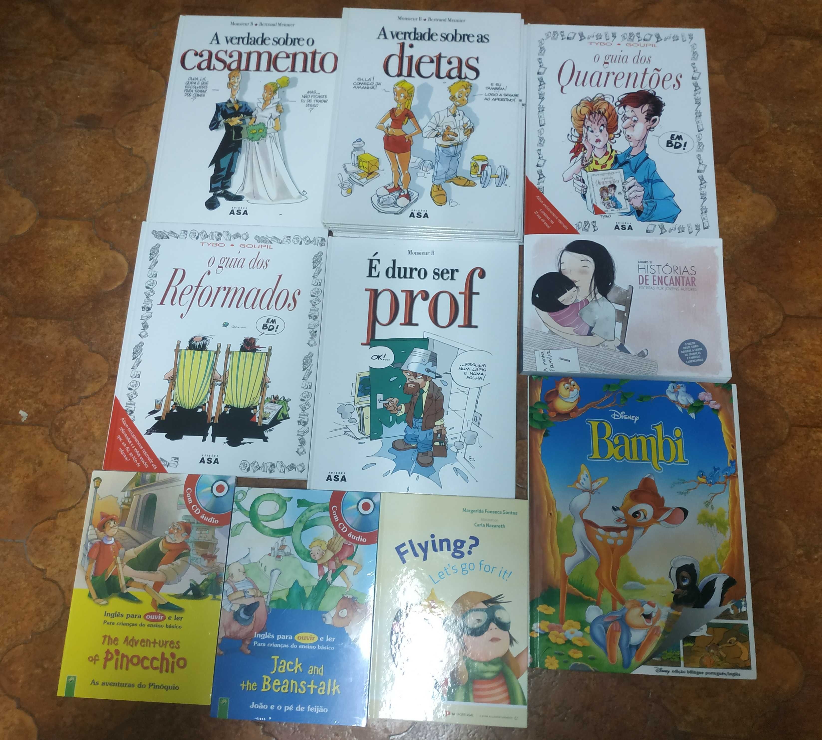 Vários Livros infantis Disney Barbie Yakari Bilingues etc