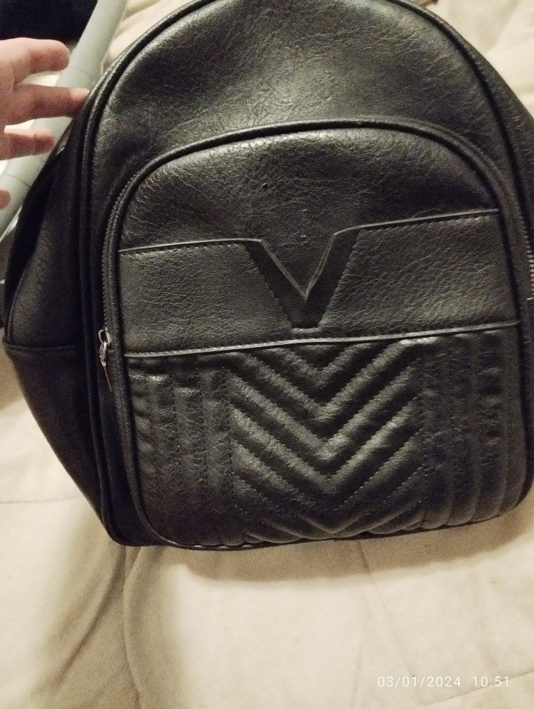 Mochila carteira preta