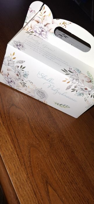 Pudełko na słodkie podziękowanie