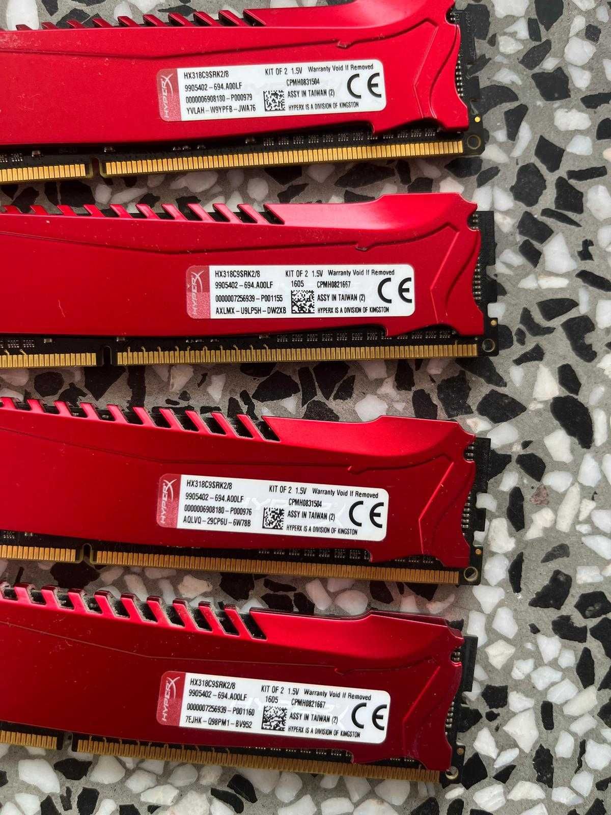 Pamięć RAM HyperX Savage DDR3 16 GB (4x4 GB), 1866MHz (HX318C9SRK2/8)