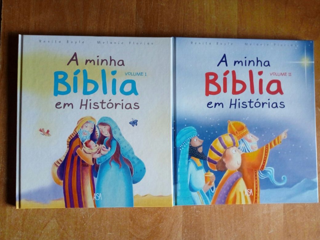 A minha Bíblia em histórias (2 vol) NOVO!