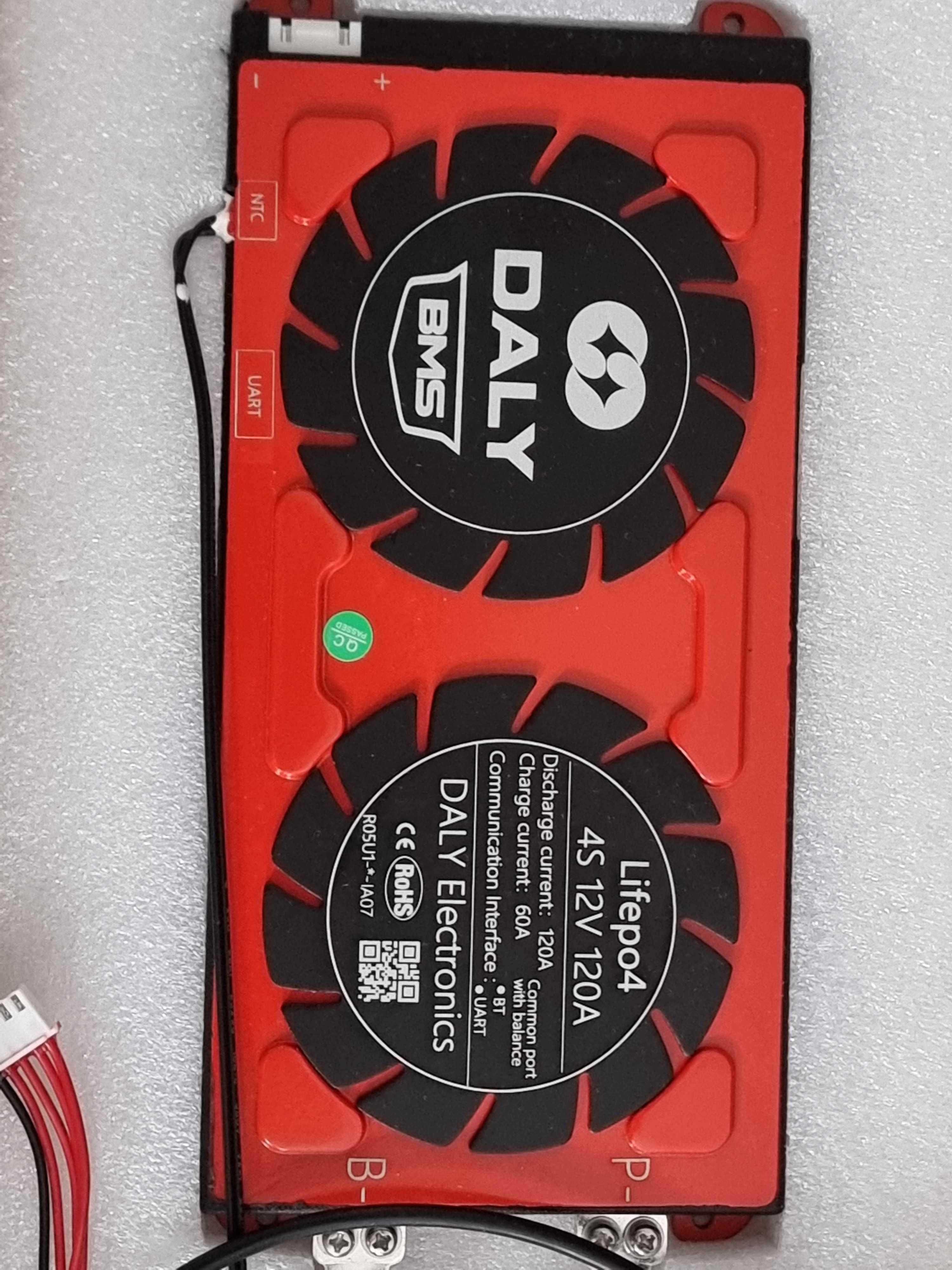 BMS Daly 120 A 4S 12V LifePO4 bluetooth + balanser