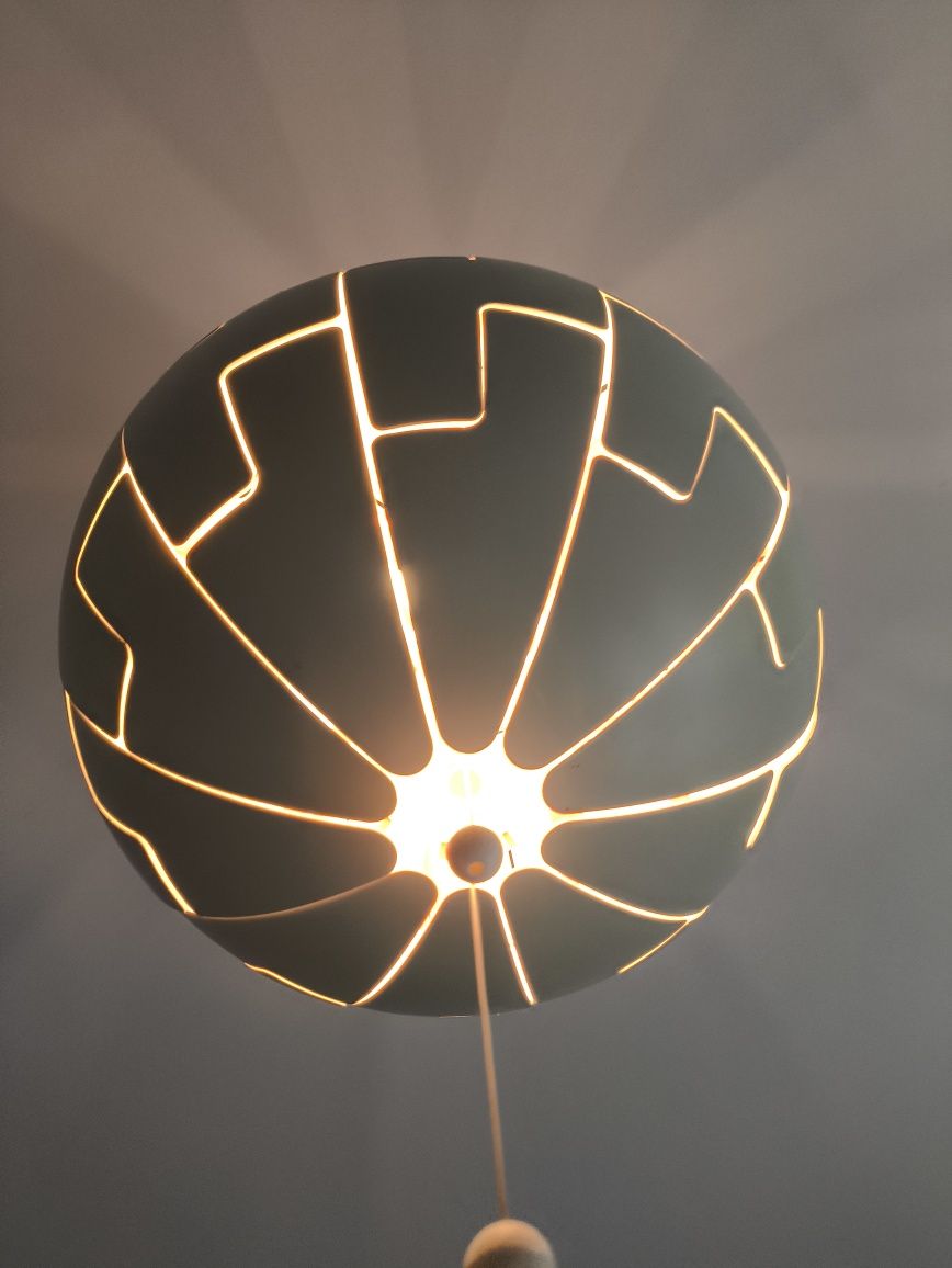 Lampa sufitowa wisząca Ikea ecru