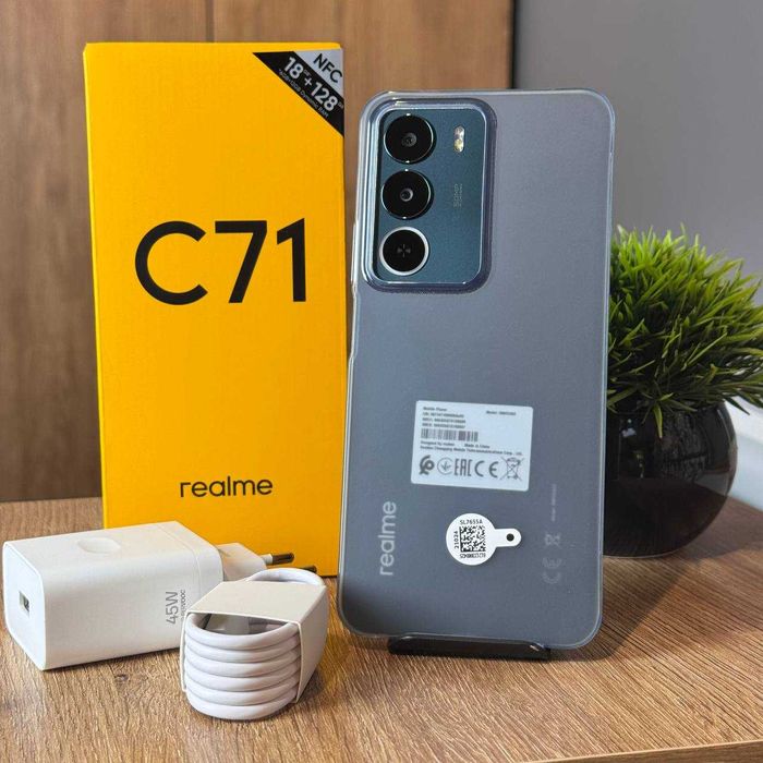 Телефон Realme C71 8/256GB Forest Owl 45W 6300 АКБ Купити Смартфон