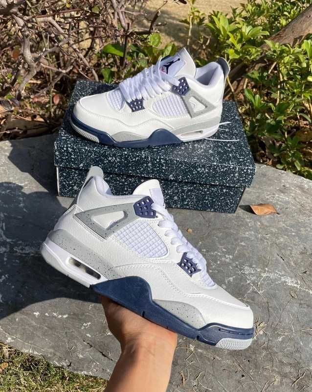 "Buty sportowe damskie"  Jordan_4_retro_Midnight_Navy_rozmiar.45
