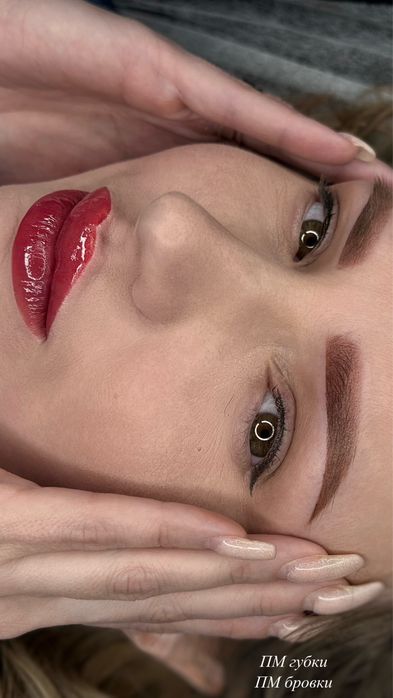 Перманентний макіяж, корекція. Губи, брови стрілки.Любої складності