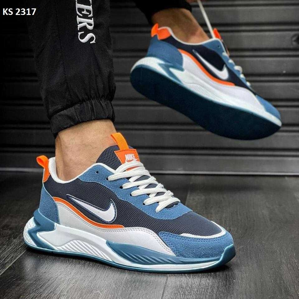 Кросівки Nike Air Blue White Wave. Арт: KS 2317