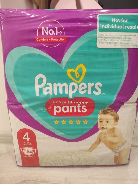 Памперси, підгузники, трусики Pampers 4, 38 та 84 шт