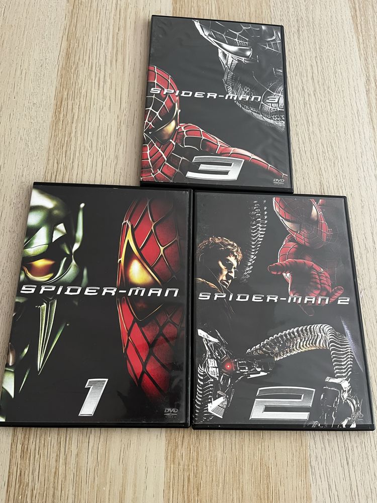 Spiderman 3 części DVD