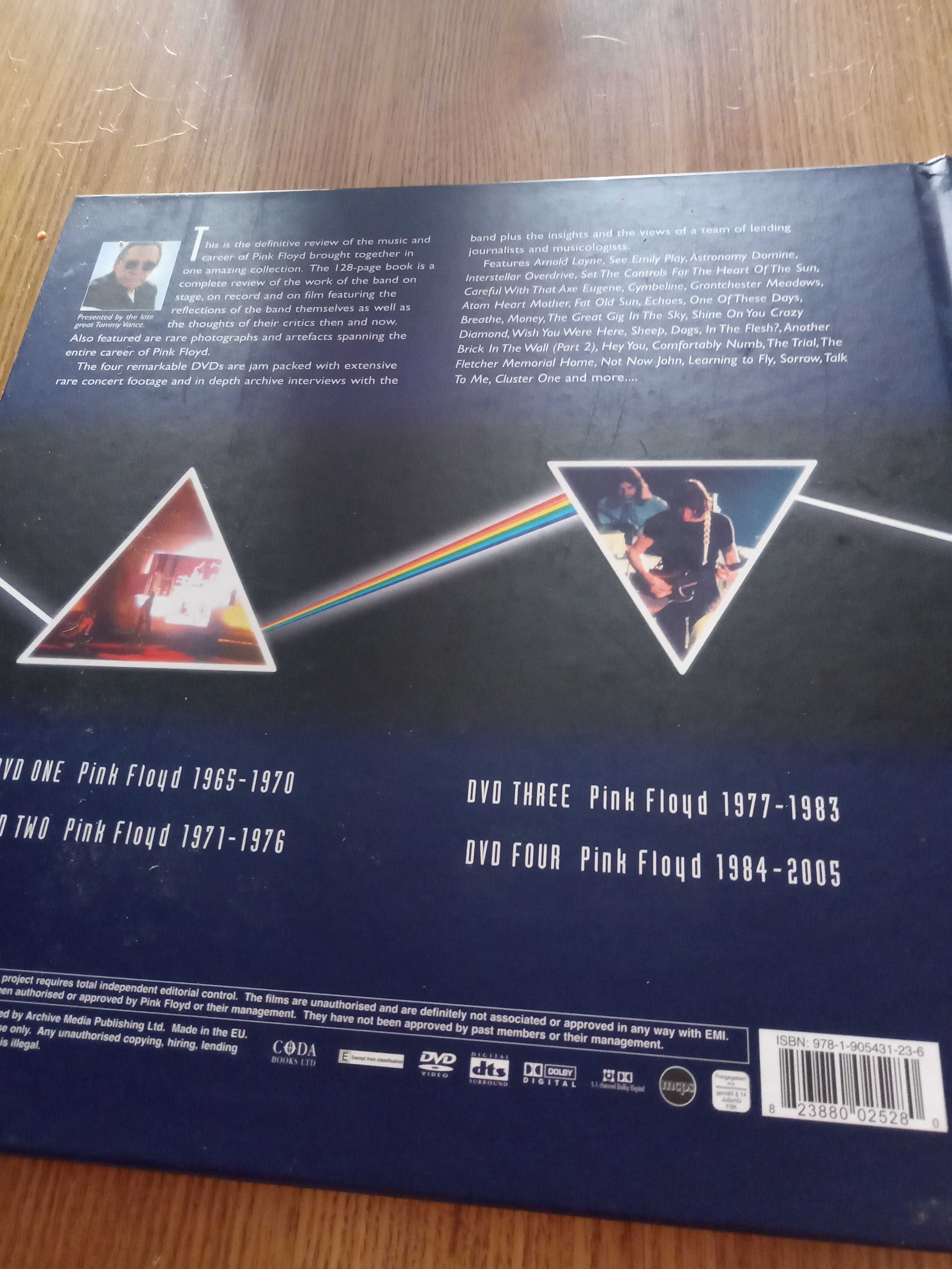 Livro +4 dvds Pink floyd