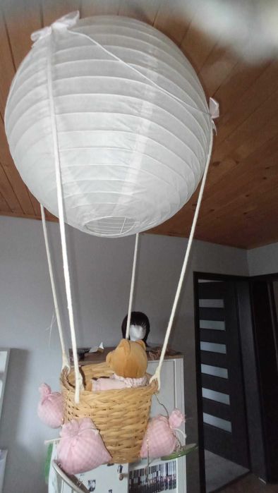 Lampa wisząca balon z misiem  jak nowa