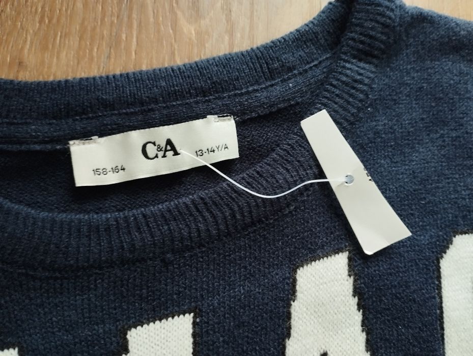 Sweter świąteczny chłopięcy 158/164, nowy