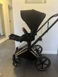 Cybex Priam 2.0 gondola i spacerówka Black goldrose