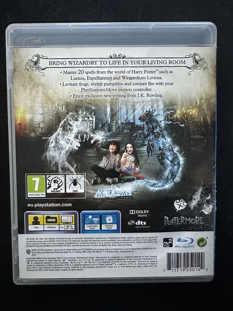 Gra na PS3 Book of Spells z Wonderbook