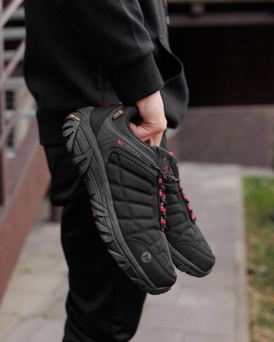 Merrell Ice Cap Moc II Black Red