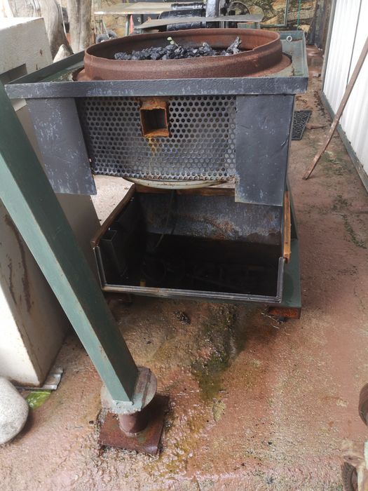 Forja com ventilador