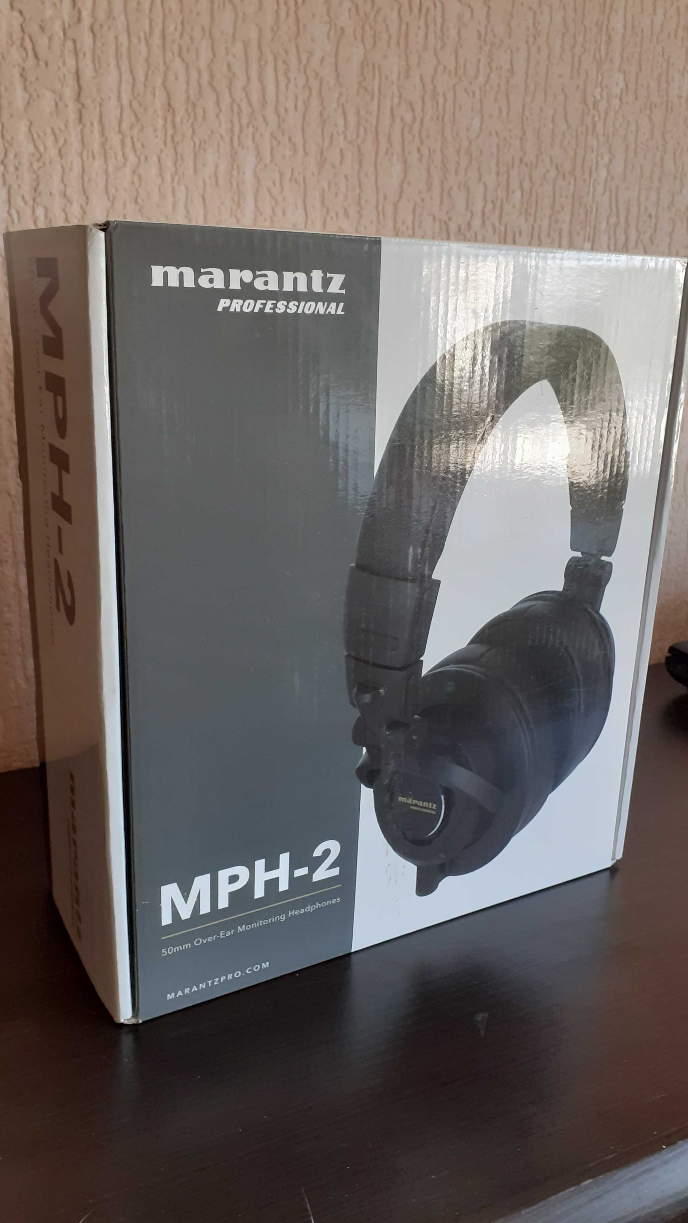 Наушники новые  marantz mph 2