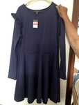 Vestido Azul Escuro super giro NOVO 44