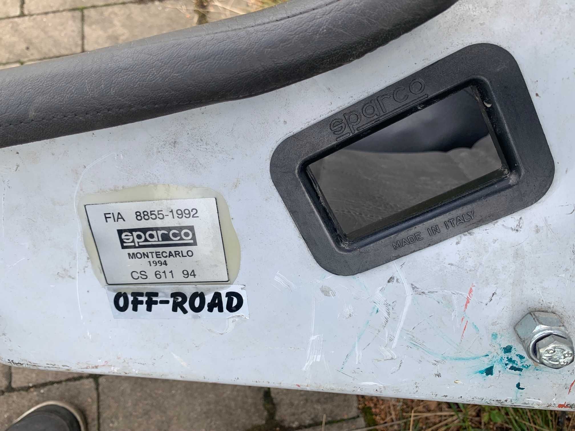 fotel kubełkowy SPARCO Montecarlo kjs drift rajdy recaro