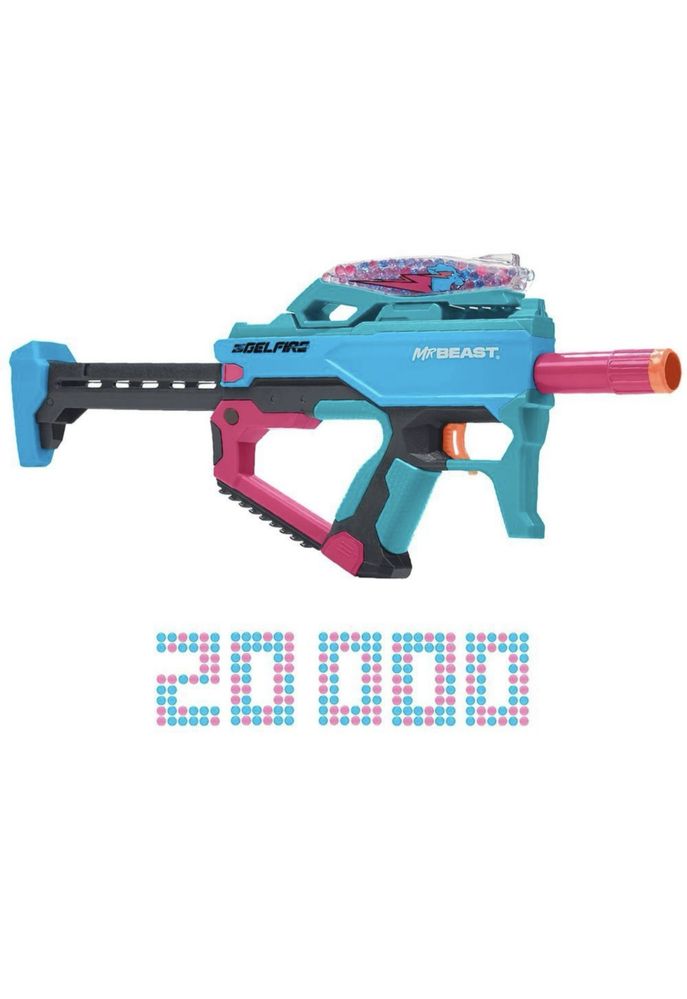 Nerf Pro Gelfire X MrBeast  нерф, ньорф містер Біст