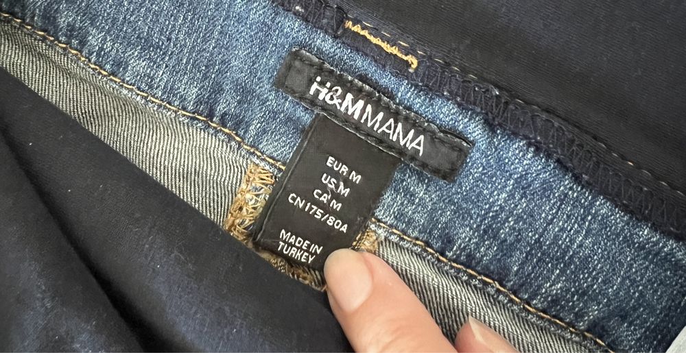 Spódnica ciążowa  HM MAMA - jeansowa