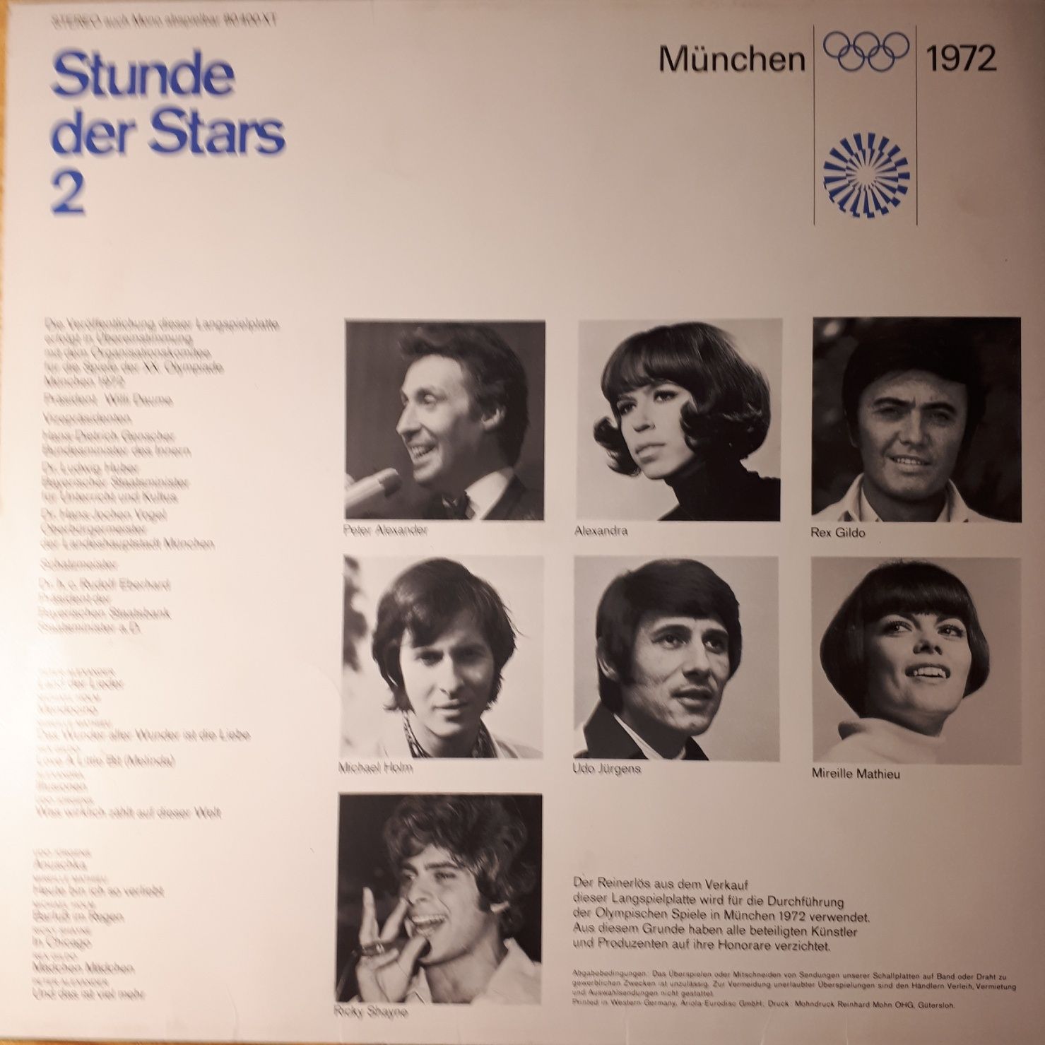 Płyta winyłowa - Stunde Der Stars 2, LP, NM/NM