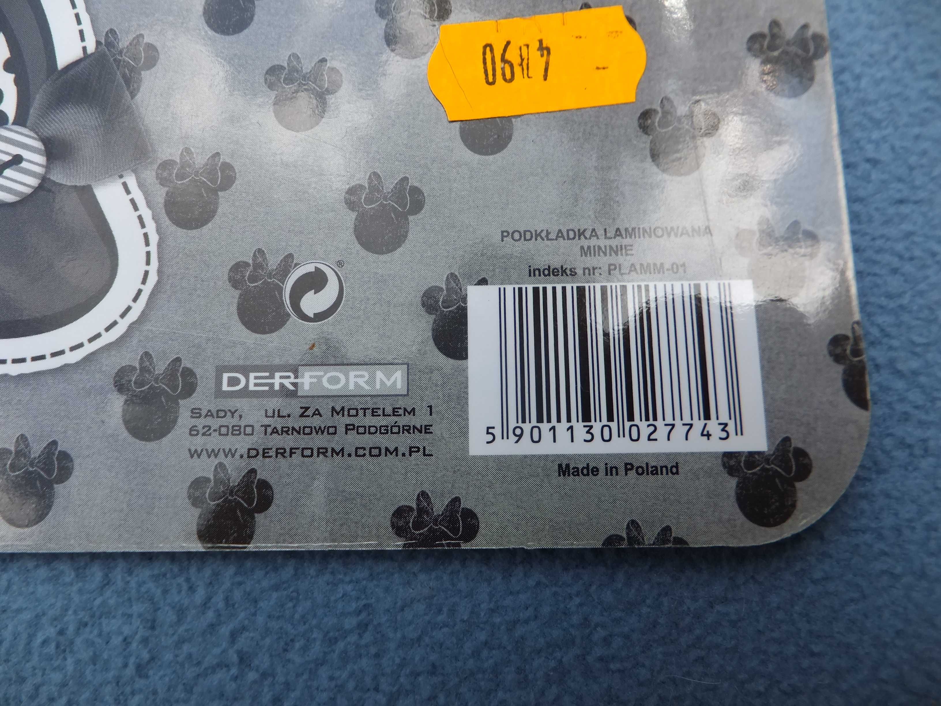 Nowa podkładka laminowana na biurko MYSZKA MINNIE dziewczynka czerwona