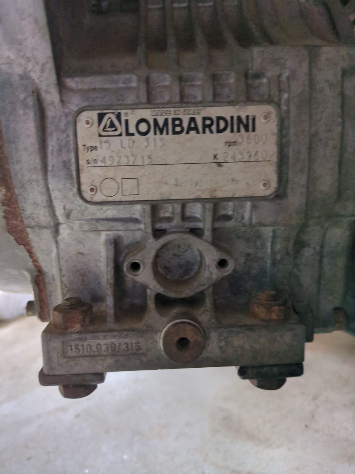 Motoceifeira Lombardini fc 20